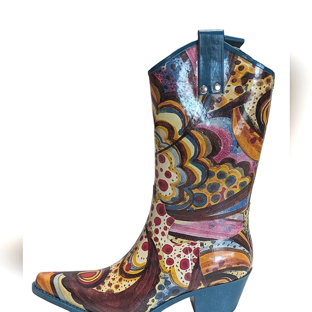 Jeffrey Campbell Multicolor Artistic Winter Boots - Picture 2 of 5